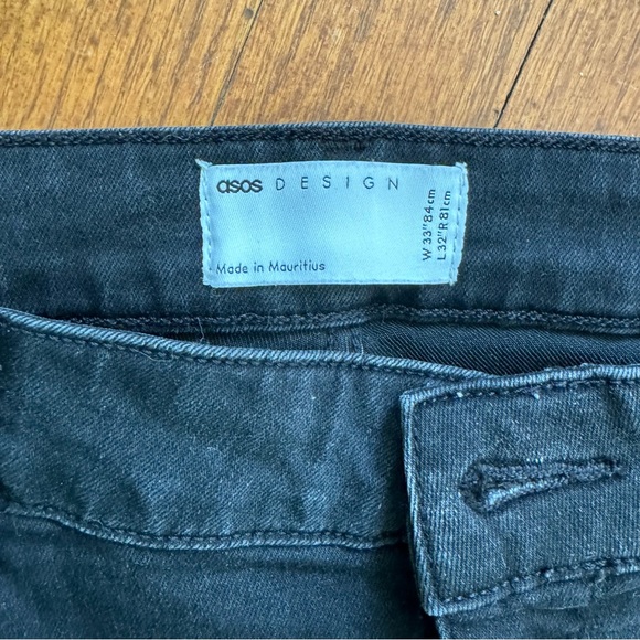 ASOS Black Jeans (M33x32) - Picture 3 of 3